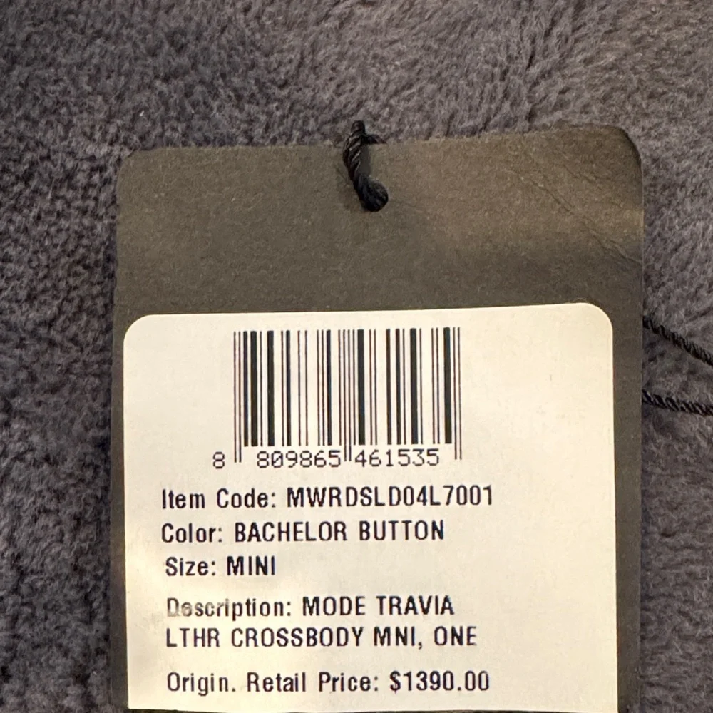 MCM Mode Travia Bachelor Button Blue Crossbody Bag *BRAND NEW*